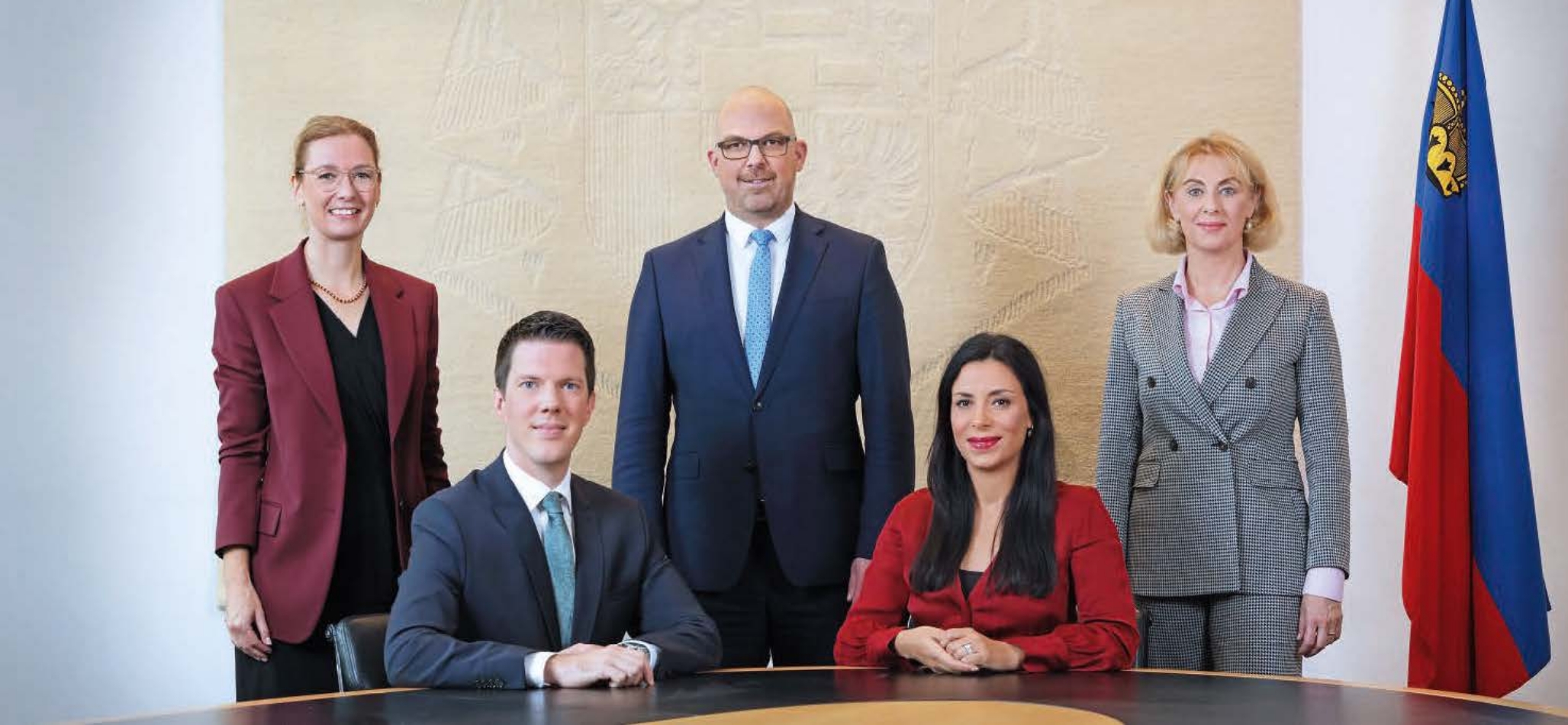 Regierungsmitglieder der Regierung des Fürstentums Liechtenstein